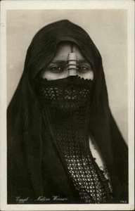 RPPC Egypt Native Woman Lehnert & Landrock Succ. Real Photo Postcard - Picture 1 of 5
