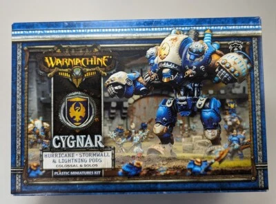 Warmachine Cygnar Stormwall Hurricane w/Lightning Pods Colossal USED PIP 31112 - Image 1 of 2