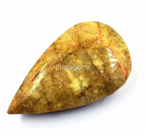 Natural Certified 1050 Ct Brazil Pear Cut Yellow Color Beryl Loose Gemstone 4JUP - Picture 1 of 8