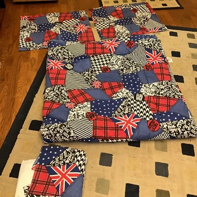 SPRINGS SPICE GIRLS Queen Bed Set 2 Shams Queen Comforter Dust Ruffle 86”x86” - Image 1 of 4