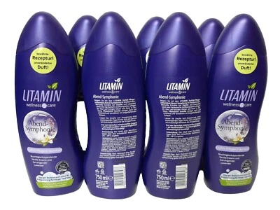 (6X750ml) Litamin Wellness & Care Aroma Schaumbad Abend-Symphonie ist ein sinnli - Bild 1 von 4