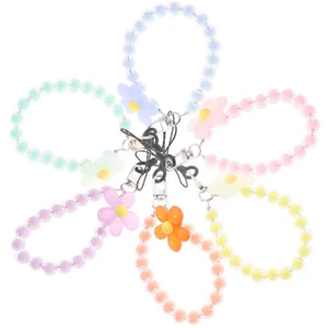 6pcs Phone Chain Bohemian Phone Charm Beaded Cellphone Charm Phone Chain Decor - Zdjęcie 1 z 12