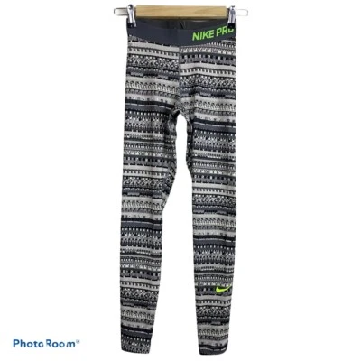 Nike Pro Dri Fit Women's size XS Warm 8 Bit Leggings 683717-065 - Image 1 of 4
