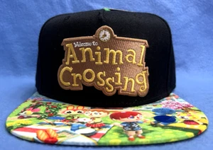 NEW Welcome to Animal Crossing Nintendo Official Snapback Hat Cap New With Tags - Picture 1 of 14