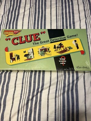 Clue First Edition 1949 Replica Winning Moves 2003 Detective Board Game Sealed - Image 1 of 4