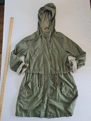 Chaqueta de mujer Papaya talla 8 verde manga con lengüeta enrollable 6677 Foto 1 de 4