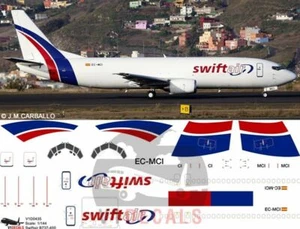 V1 Decals Boeing 737-400 Swift Air Cargo for 1/144 Minicraft Model Airplane Kit - Picture 1 of 8