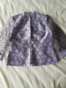 R&M Richards Sparkly Glitter Rhinestone Formal Evening Blazer Size 6P NWOT - Picture 1 of 13