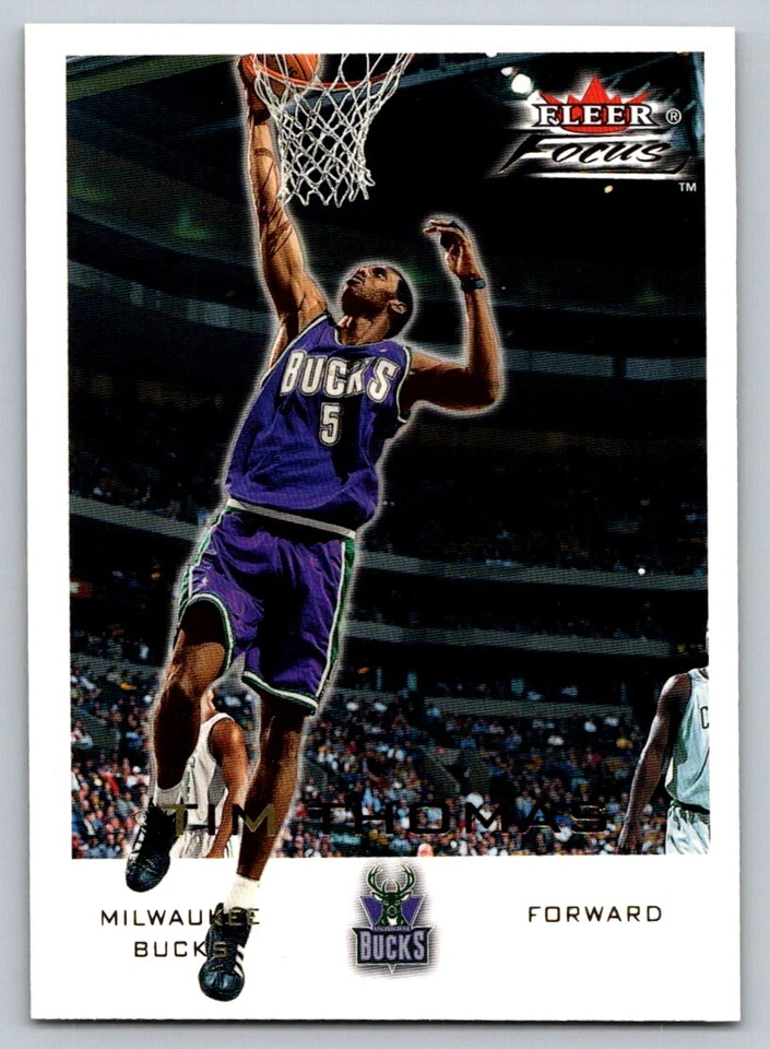 2000-01 Fleer Focus #119 Tim Thomas - Image 1 of 2