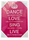picture Dance/Love/Sing /Live