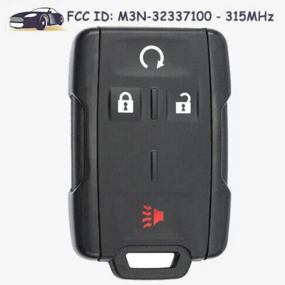 Remote Key Fob 4 Button for 2013 2014 2015 16 Chevrolet Silverado 1500 2500 3500 - Imagem 1 de 3