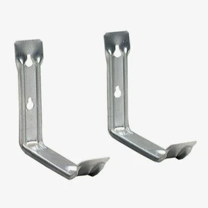 Crawford UTILITY BRACKET Wall Hanger Holder 2pc Steel 20lb Basement Garage UHS3 - Picture 1 of 2