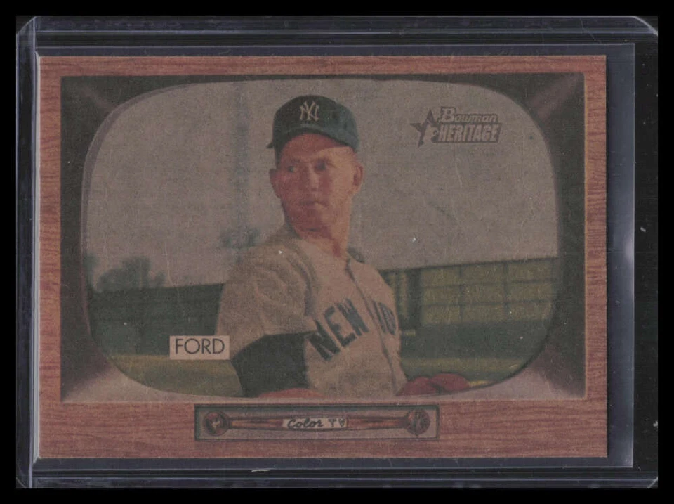 2004 Bowman Heritage Mahogany 59 Whitey Ford RET 11/25 Retired - Image 1 of 2