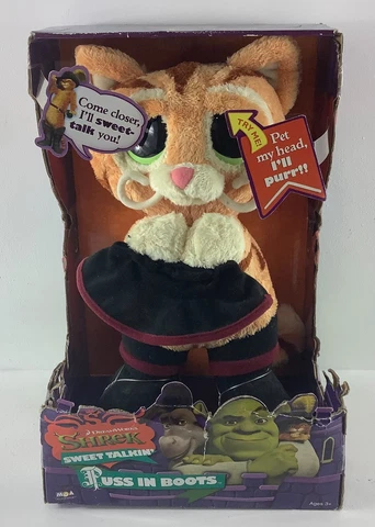 2007 MGA Entertainment Dreamworks Shrek Sweet Talkin' Puss In Boots Interactive Cover