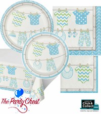 BUNDLE OF JOY - BOY's Christening, First Birthday Party Tableware Collection