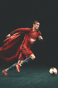 Cristiano Ronaldo, Superman, World class, GOAT Poster 24x36 inch - Picture 1 of 1