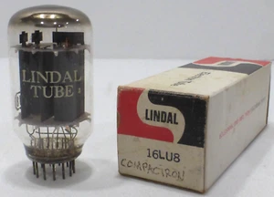 Tubos electrónicos Lindal 16LU8, stock nuevo antiguo - Imagen 1 de 1