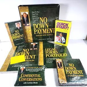 Carlton Sheets No Down Payment Real Estate Investing VHS & CD Course & Extras - Picture 1 of 14