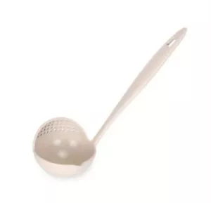 2 In 1 Kitchen Ladle Soup Pan Spoon with Filter Strainer (Beige) - Picture 1 of 6