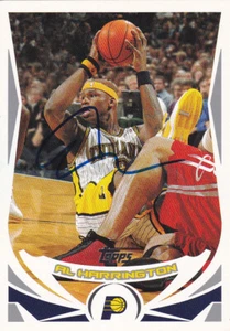 AL HARRINGTON INDIANA PACERS SIGNED CARD DENVER NUGGETS WARRIORS KNICKS HAWKS - Picture 1 of 1