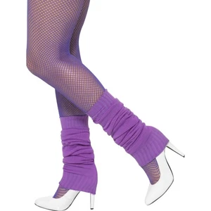 80er Jahre Aerobic Beinwärmer Lila Stulpen Legwarmers Ballett Accessoire - Bild 1 von 1