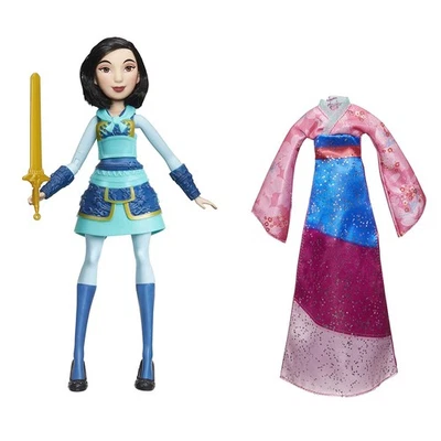 Muñeca Mulan Princesa Disney Fearless Adventures con cambio de ropa Foto 1 de 2