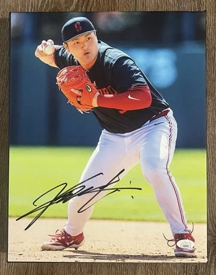 Rintaro Sasaki Signed 11x14 Canvas JSA Stanford Cardinal Baseball Japan - Image 1 of 3