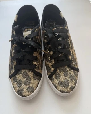 Kate Spade New York Keds Youth Girls shoes cheetah size 3 Used 1x Sneakers - Image 1 of 4