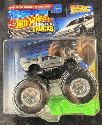 Monster Trucks Regreso al Futuro 2025 Hot Wheels DMC Delorean Foto 1 de 2