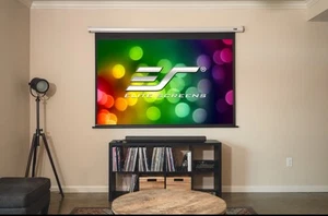 Elite Screens Cut 84" (16:9) Acoustically Transparent Projector Screen - Picture 1 of 5