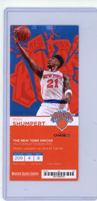 Boleto de los New York Knicks 2014 Carmelo Anthony MSG récord 62 puntos PSA bajo pop Foto 1 de 4