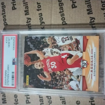 Stephen Curry Rookie Panini 2009 PSA 10 Foto 1 de 2