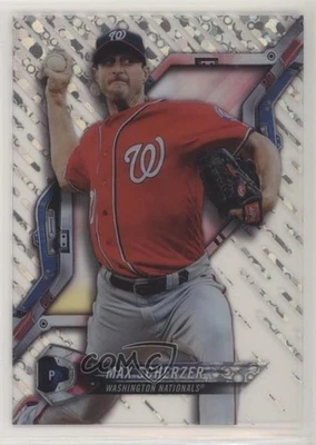 2018 Topps High Tek Pattern 1 Waves/Diagonals Orbit Diffractor Max Scherzer - Image 1 of 2