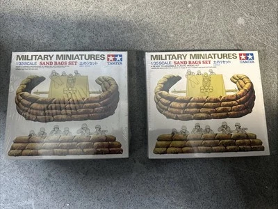 Lote De 2 Sacos De Arena Tamiya 1/35 Barricada Set Diorama Accesorio Bolsas De Arena Selladas Foto 1 de 4