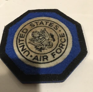 U.S. Air Force großes Emblem Untersetzer 6" Vintage - Bild 1 von 3