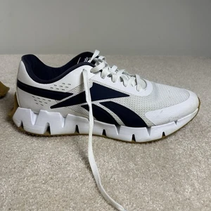 Reebok ZIG DYNAMICA 2.0 CL Men 13 Navy White Athletic Cross Training Shoe - Picture 1 of 12
