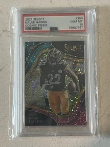 2021 Select - Najee Harris - Rookie Cosmic Prizm Field Level SSP #353 PSA 10 RC - Picture 1 of 2