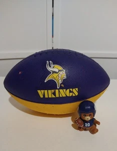Vintage Minnesota Vikings NFL Nerf Football And Vikings #20 Bear 🏈🏈🏈🏈🏈🏈🏈 - Picture 1 of 10