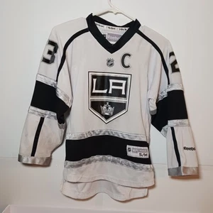 Reebok Official Jersey #23 Dustin Brown LA Kings Youth Sz S/M White NHL - Picture 1 of 7