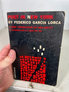 Poet In New York Federico Garcia Lorca 1955 Grove Press Paperback - Imagen 1 de 7