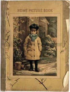 1886 Home Picture Book Antique Children's Story Book And Advertising - Picture 1 of 10
