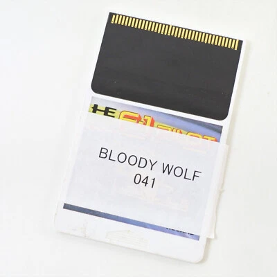 BLOODY WOLF 041 PC Engine Rewrite Hu Card Tested Unofficial Developer item - Image 1 of 4