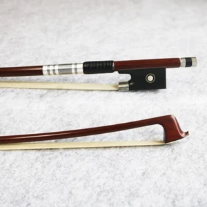 NEW 1/2 Size Pernambuco Violin Bow Natural Horsehair Ebony Frog Length 62cm - Picture 1 of 12