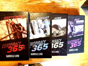 Conspiracy 365 Hardcover Lot of 4(May,June,August,September)by Gabrielle Lord,VG - Picture 1 of 9