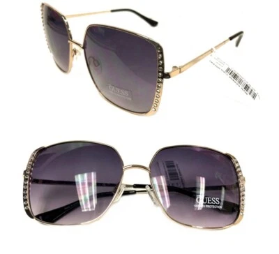 New GUESS GF0409 32B Gold/Gray Womens Sunglasses $75 - Image 1 of 4