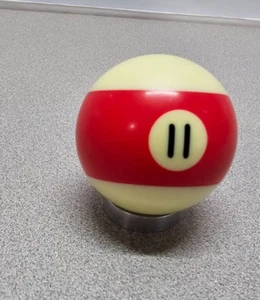 Replacement Billiard Snooker Bumper Pool Ball 2- 1/8" Red # 11 Ball Stripe# - Picture 1 of 5