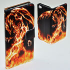 For Apple Iphone Series Case - Dragon Print Flip Wallet Phone Case Cover #1