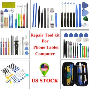 Repair Opening Pry Tools Kit Set Screwdriver For Samsung iPhone Cell Phone Table - Picture 1 of 33