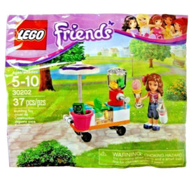 Lego Friends Olivia's Smoothie Stand - Polybag 30202 Sealed 2015 - 37 Pieces