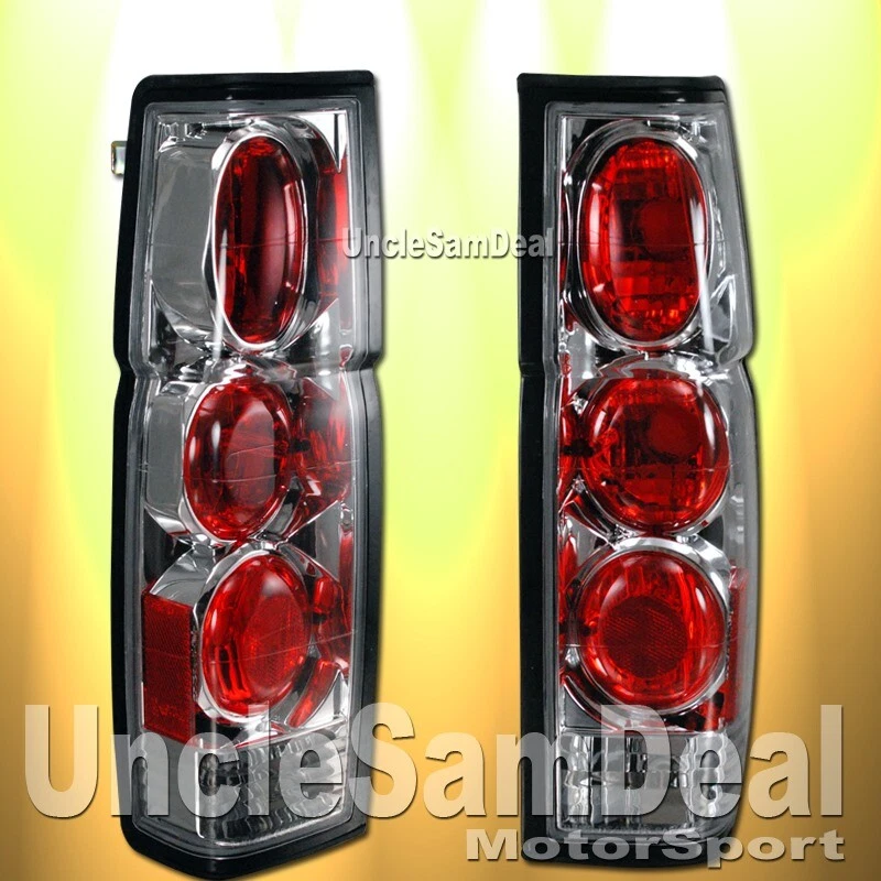86-97 PARA PICKUP NISSAN CARROCERÍA DURA ALTEZZA LUCES TRASERAS CROMADAS TRANSPARENTES AJUSTE DIRECTO Foto 1 de 1